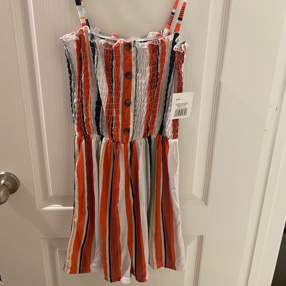 Stripped Romper